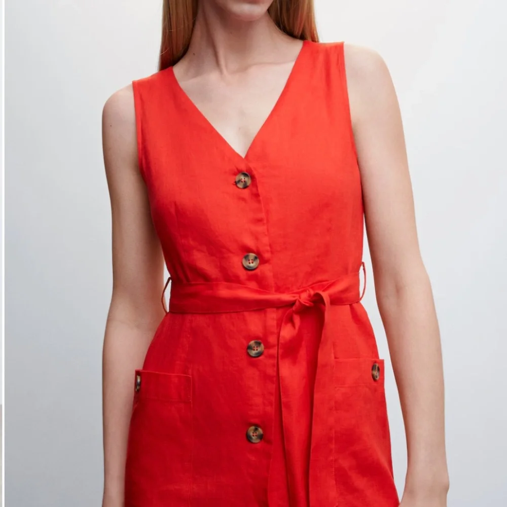 100% linen shirty dress - Picture 4 of 6